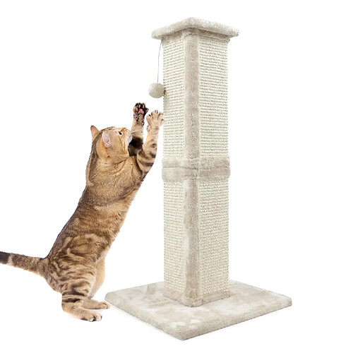 Arbre à chat maisonnette - Beige