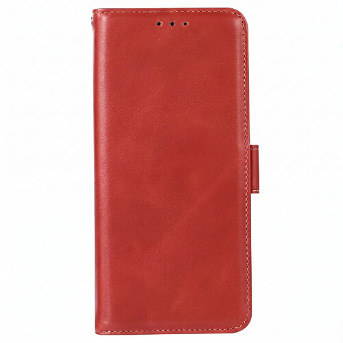 Avizar Étui Portefeuille pour Galaxy A27 Effet Cuir avec Fonction Support Anti-RFID Rouge