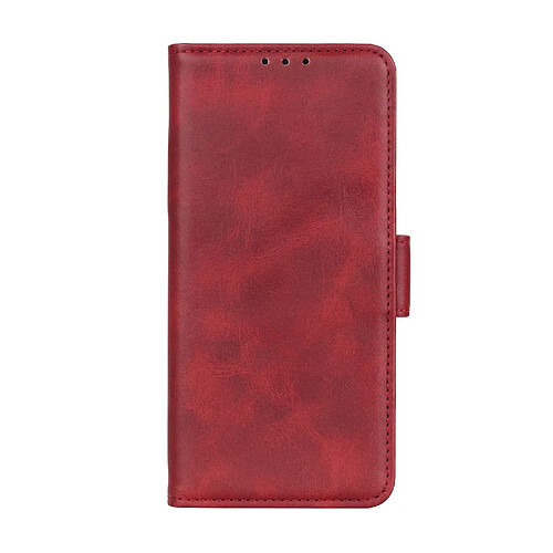 Avizar Étui portefeuille pour Galaxy A27 Effet Cuir Vintage avec Fonction Support Rouge