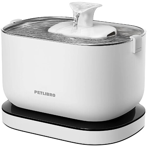 Fontaine a Eau Chat sans Fil avec Capteur de Mouvement, 2,5L Dockstream Fontaine à Eau pour