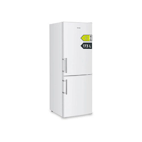 Severin DT8770 - Réfrigérateur congélateur compact 2 portes - Congélateur bas - 173 L - Blanc