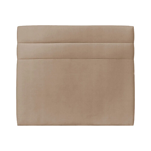 Tête de Lit à 2 Lignes Milano Taupe 120 x 200 cm Hauteur 120 cm Indream