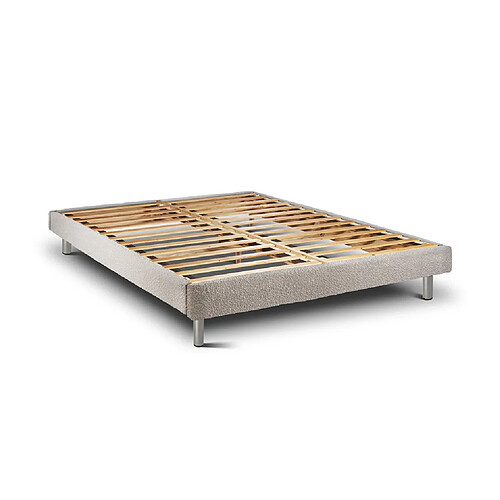Cadre de Lit Ascot Pearl 200 x 180 cm Hauteur 30 cm Indream