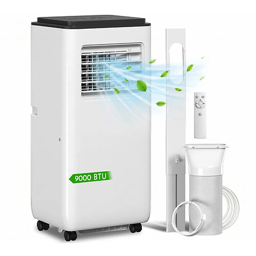 Climatiseur Portable - 9000 Btu - Déshumidificateur