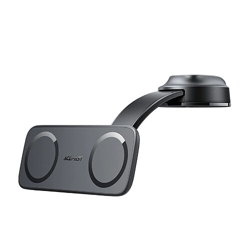Acefast Support Voiture pour Smartphone avec Double Plaque Magnétique Orientable 360° Noir