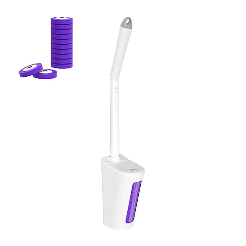 Inf Brosse WC à tête remplaçable - 41 cm - Blanc