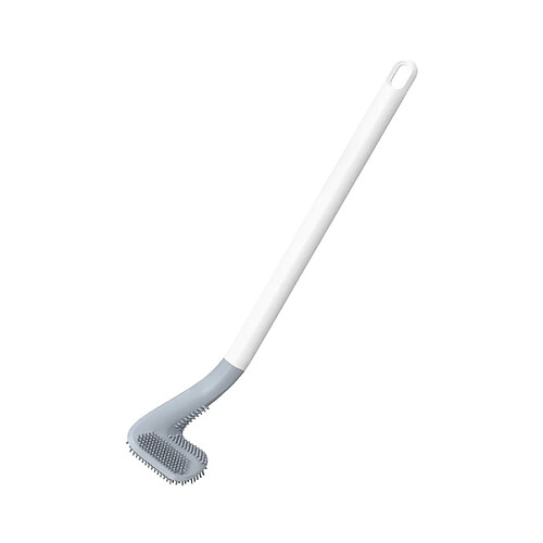 Inf Brosse WC à tête golf - 41 cm - Blanc