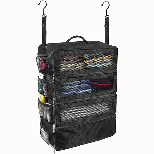 INF Sac de rangement de voyage pliable et spacieux Black