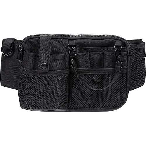 INF Sac Organisateur Médical - Compact & Ajustable Sac de Ceinture Black