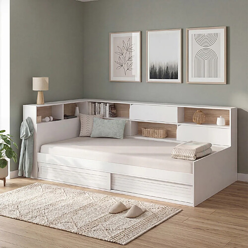 Idmarket LIT RANGEMENT TIMOTHEE 90
