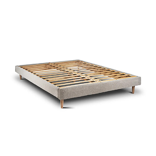 Cadre de Lit Ascot Pearl 195 x 160 cm Hauteur 30 cm Indream