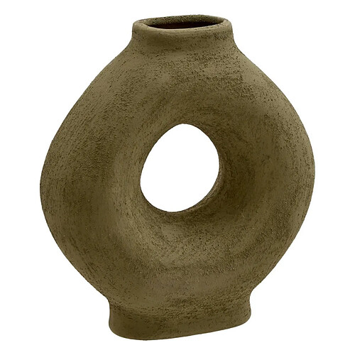 Atmosphera Vase Design en Dolomite Bréa 23cm Vert
