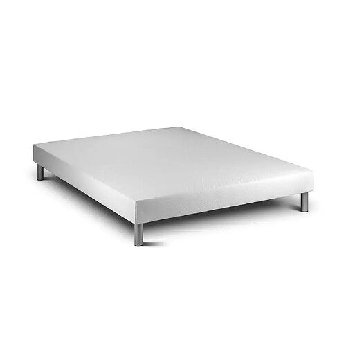 Sommier en Bois 15 Blanc 200 x 160 cm Hauteur 30 cm Indream