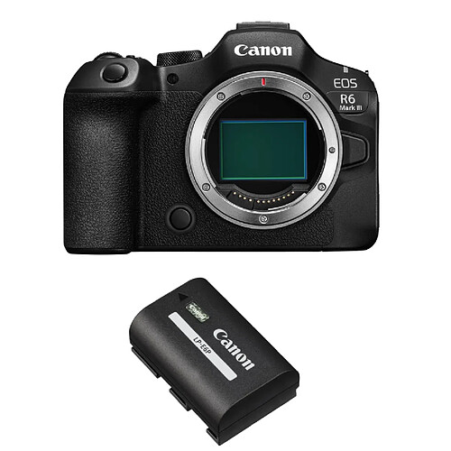 Canon EOS R6 III Boîtier + Batterie Canon LP-E6P