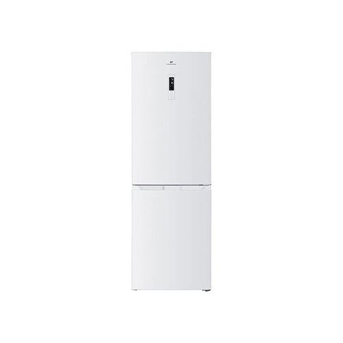 Continental Edison CEFC323NFW - Réfrigérateur congélateur bas 323 L - No Frost total - Blanc
