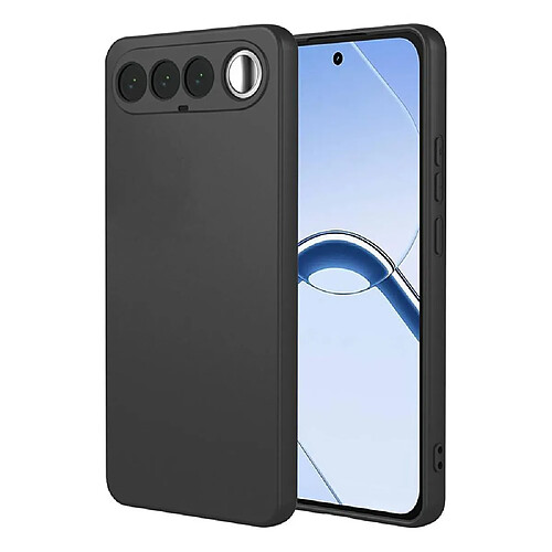 Htdmobiles Coque pour Realme 16 5G - housse etui silicone gel fine + film ecran - NOIR