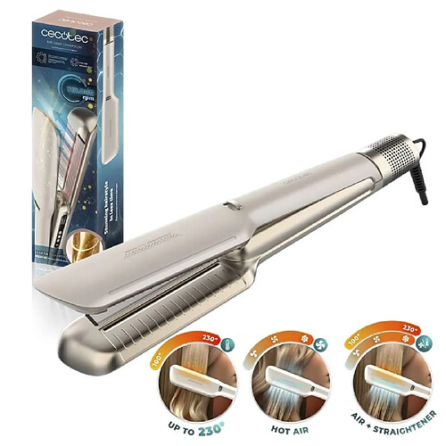 Cecotec Lisseur À Cheveux Avec Air Lisse Champagne