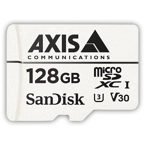 Axis 01491-001 Mémoire Flash 128 Go Microsdxc Classe 10