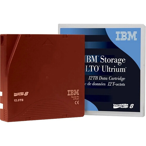IBM LTO Ultrium 8, Lecteur de bandes (Rouge foncé, 30 To)