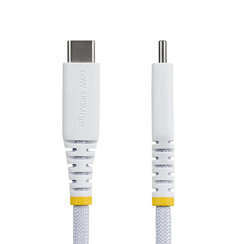 StarTech.com Câble de charge USB-C tressé 15 cm 6 po