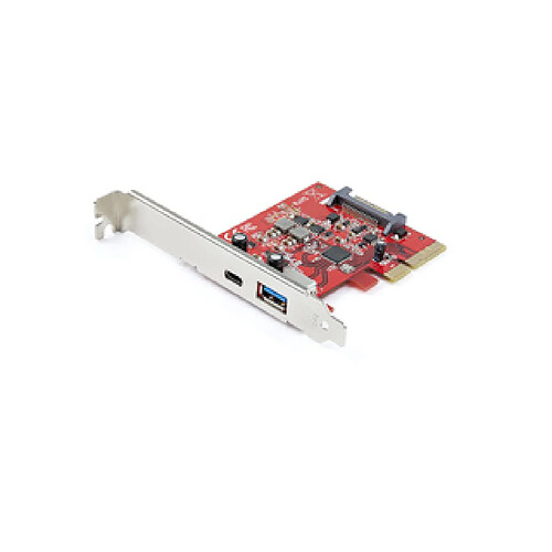 StarTech.com Carte PCIe à 2 ports - USB-A et USB-C, 10 Gbps