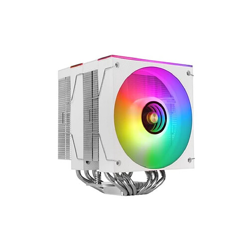 Mars Gaming MCPU-X26 Refroidisseur CPU Dual Tower ARGB Blanc 350W TDP