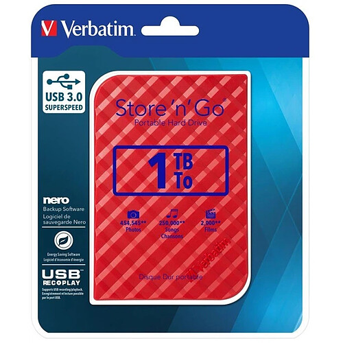 Verbatim Store 'n' Go 1 To Rouge