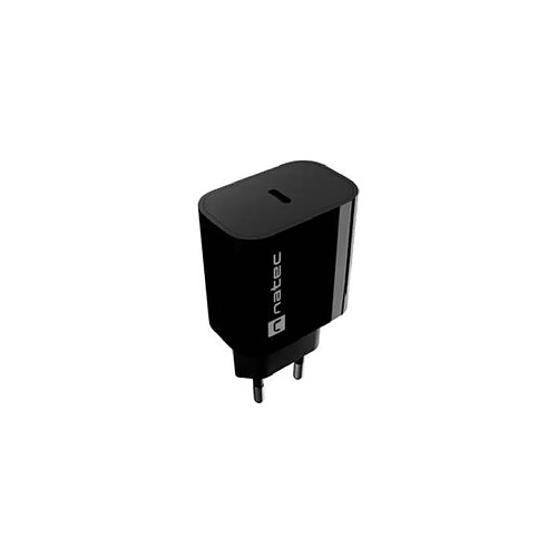 Natec Ribera Chargeur mural 20W USB-C rapide noir