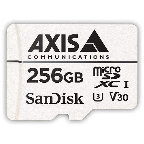 Axis 02021-001 Mémoire Flash 256 Go MicroSDXC UHS