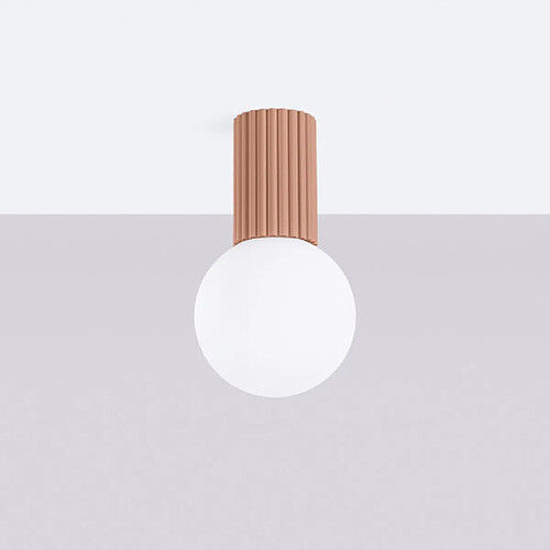 Sollux Plafonnier HALO moka IP44