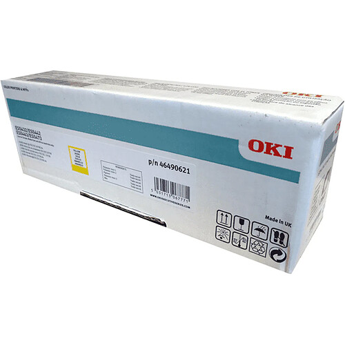 Cartouche de Toner Originale Jaune OKI (46490621) - 6000 Pages