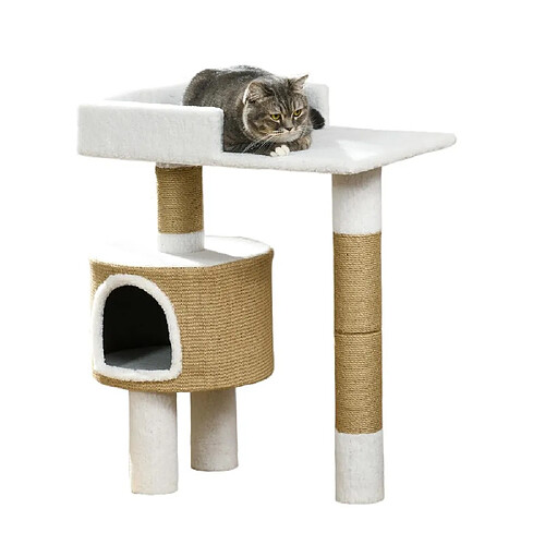 ByteLike Arbre à Chat avec Niche et LED