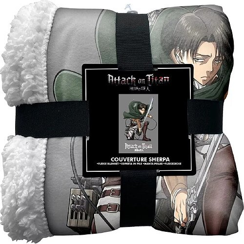 LYO Plaid sherpa Livai Attack on Titan - Multicolore