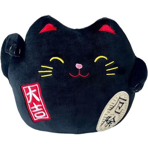 Lyo Peluche Maneki Neko premium - Noir