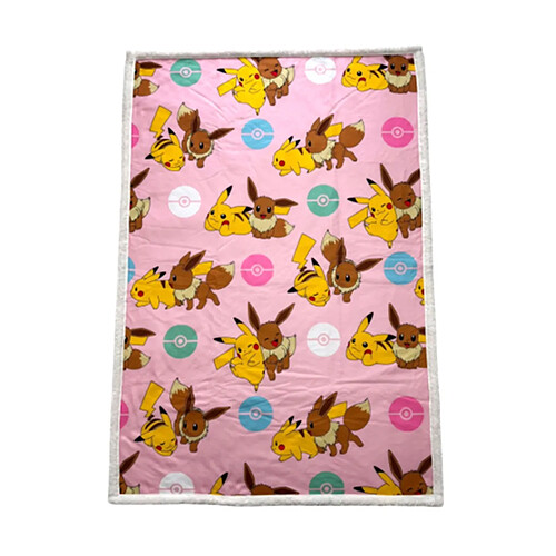 Lyo plaid polaire Pokemon Pikachu
