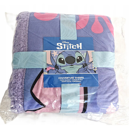 Lyo plaid polaire sherpa violet