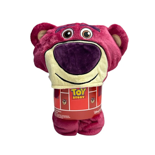 Lyo plaid capuche Disney – rose