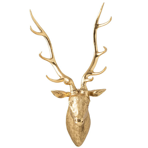 Paris Prix Suspension Murale Tête de Cerf Aurel 103cm Doré