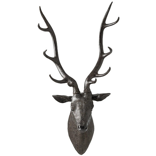 Paris Prix Suspension Murale Tête de Cerf Aurel 103cm Noir