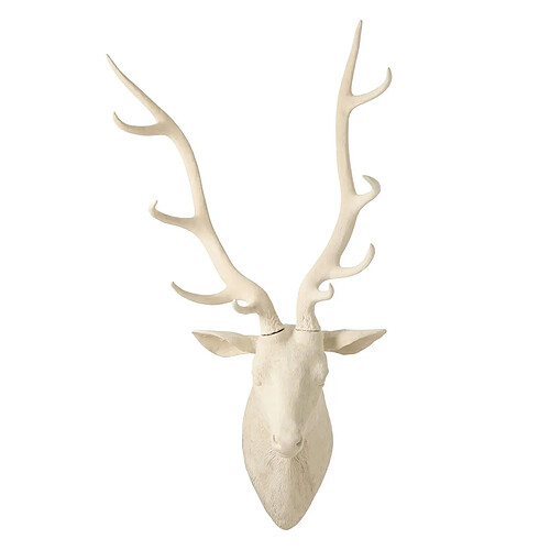 Paris Prix Suspension Murale Tête de Cerf Aurel 103cm Beige