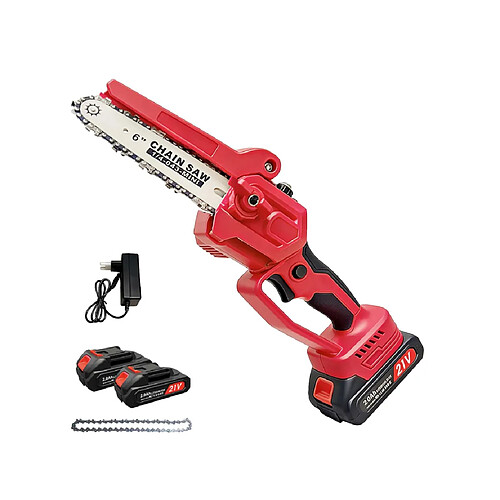 Generic Home Mini tronçonneuse sans fil 21V avec 2 batteries