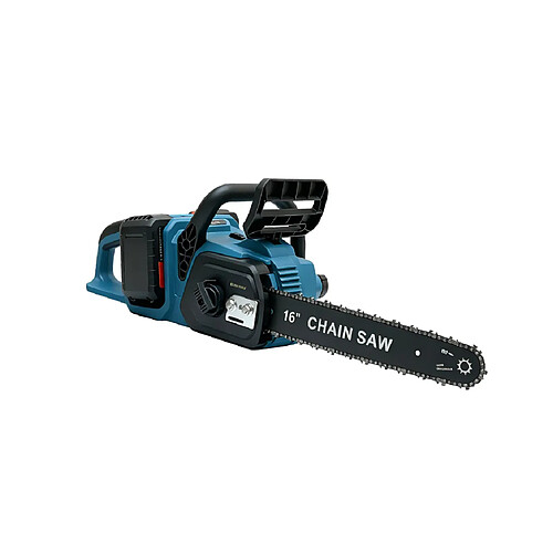 Generic Home Tronçonneuse sans fil 36 V équipée d'un moteur brushless de 2000 W et d'un guide de 40 cm. Fournie avec deux batteries lithium 21 V 3,0 Ah, elle convient à
