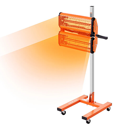 VEVOR 2A - Lampe sèche-peinture infrarouge 2200 W