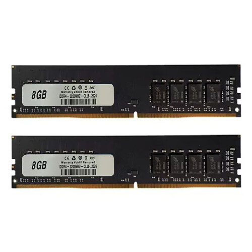 Simple Barrette Mémoire RAM DDR4 3200 MHz CL16 16Go(2*8Go) DIMM pour Ordinateur Fixe PC Bureau