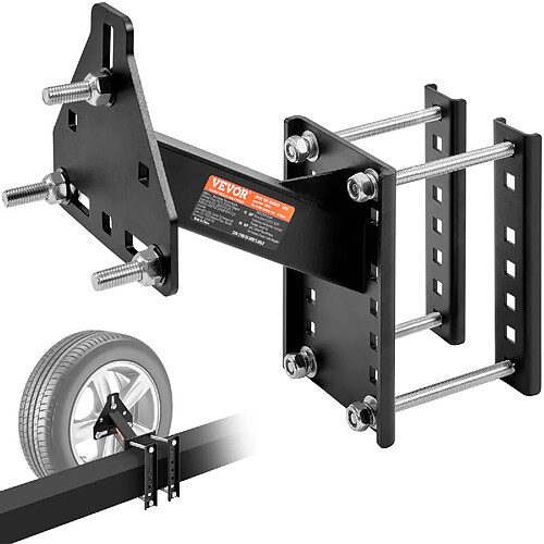 VEVOR 5607 - Noir - 73 kg - Compatible 4/5/6/8 boulons