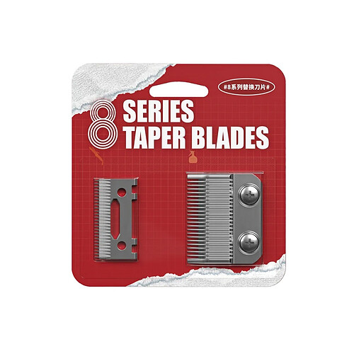 INF Lame de rechange 8 Series pour tondeuse compatible avec WAHL, Babyliss Pro, ANDIS, Kemei,