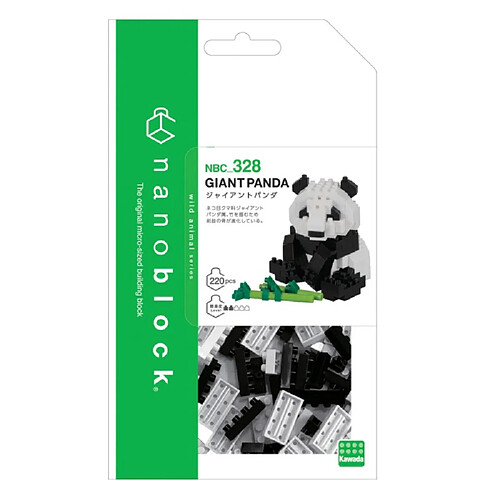 Bandai Nanoblock Panda geant 220 pcs