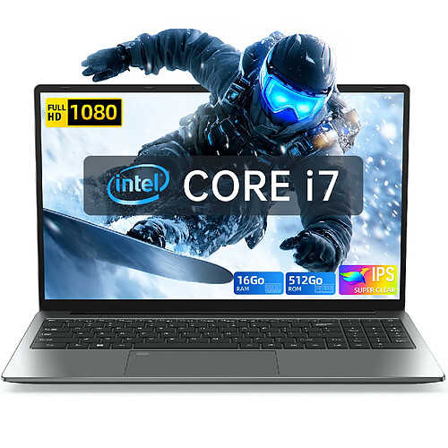 VANWIN PC Portable 16" i7-8750H 16Go RAM 512Go SSD UHD Graphics 630