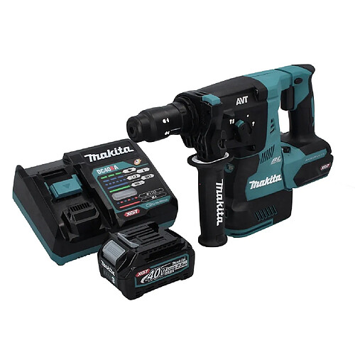 Makita HR 004 GD1 Marteau combiné sans fil 40 V max. 2,8 J SDS plus XGT Brushless + 1x 2,5 Ah + chargeur