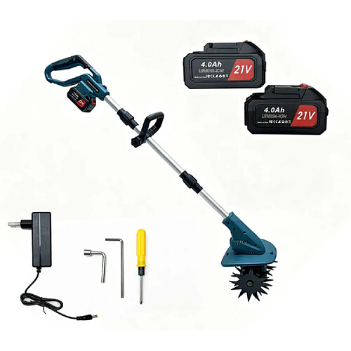 Generic Home Motobineuse sans Fil 21V 800W Brushless, 2 Batteries 4.0Ah